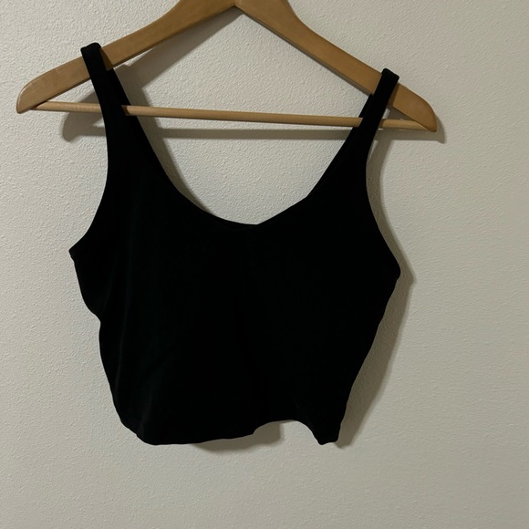 Lululemon Align Tank Black Cropped Athleisure Workout-10 - Picture 2 of 6